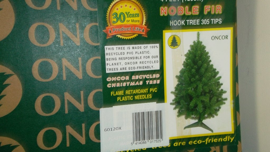 kerstboom 120 cm, Ophalen, Zo goed als nieuw