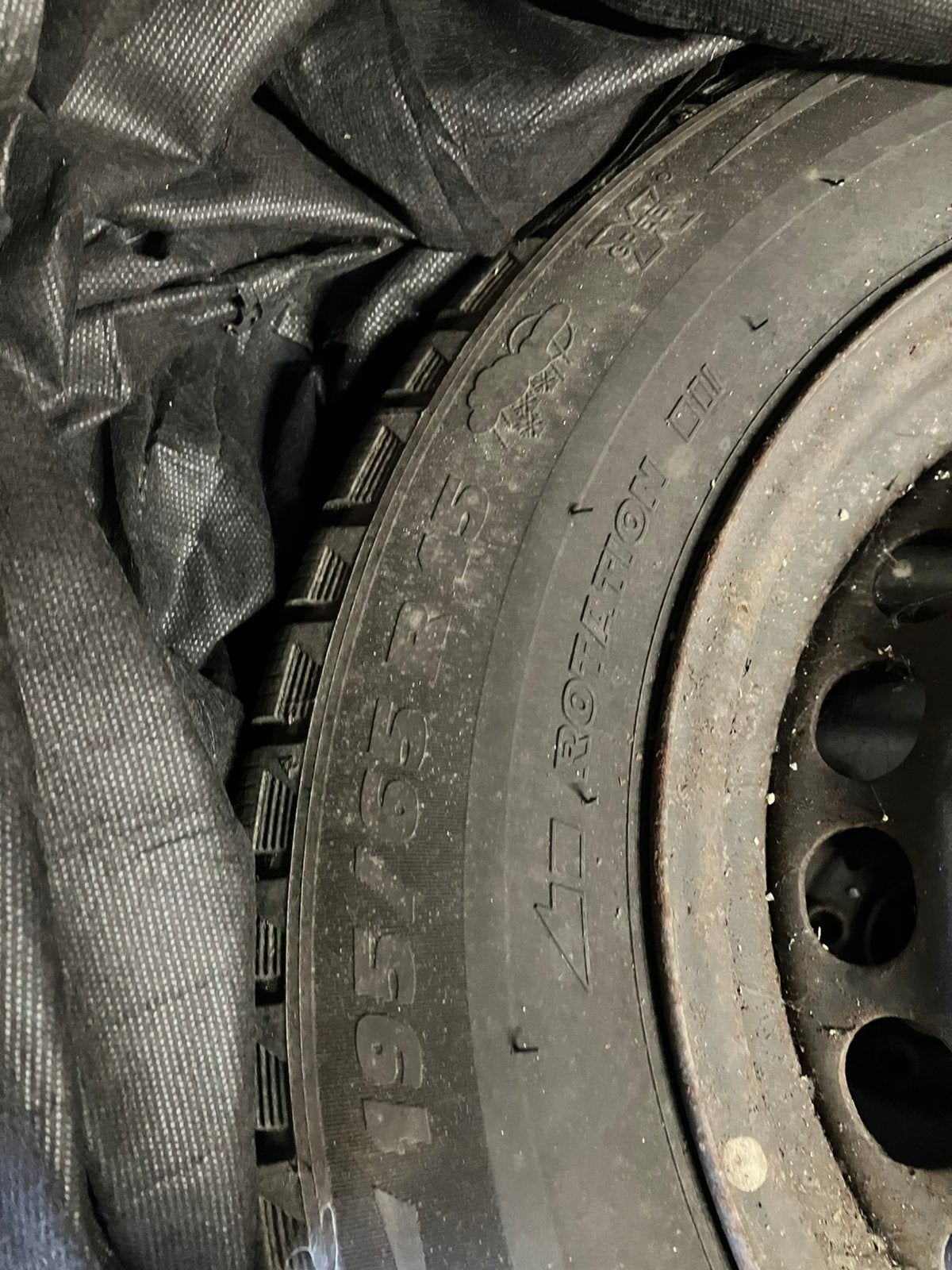 Winterbanden Michelin 15”, Auto-onderdelen, Ophalen, Winterbanden