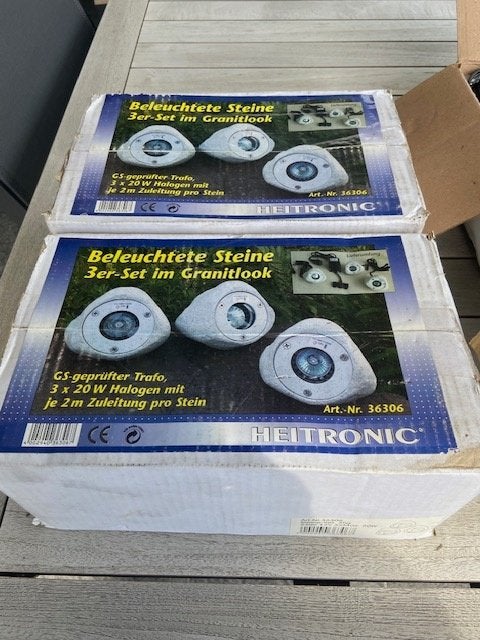 Tuinspots in rots model, Ophalen, Overige materialen, Minder dan 50 watt, Nieuw