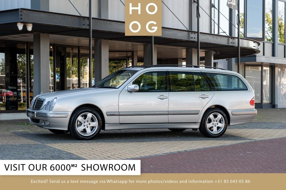 Mercedes-Benz E-Klasse E240 Elegance Combi W210, Autos, Cuir, Argent ou Gris, Achat, Intérieur cuir