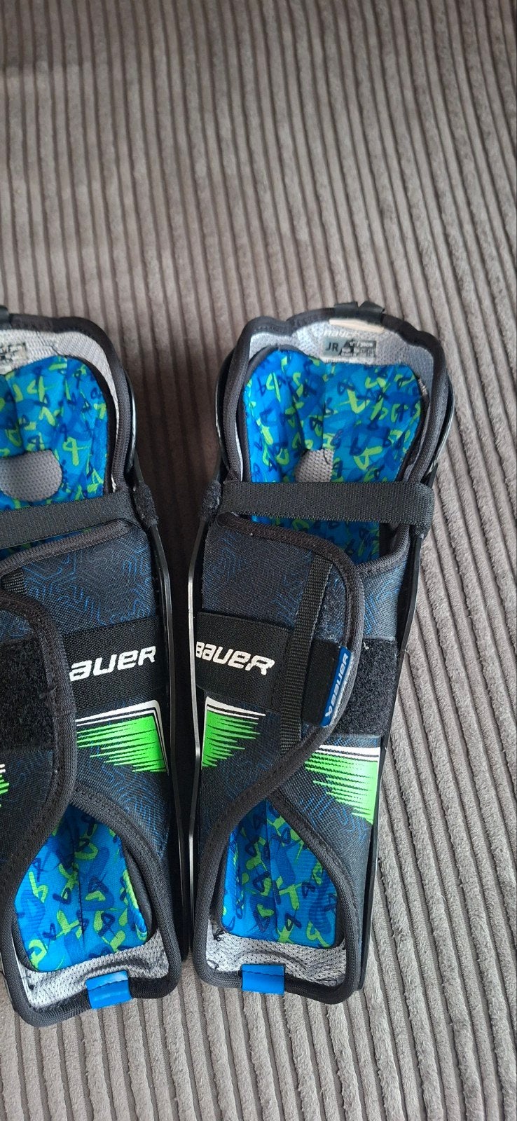 knie/ beenbescherming bauer junior 12" (ijshockey), Sports & Fitness, Enlèvement ou Envoi, Comme neuf, Protection