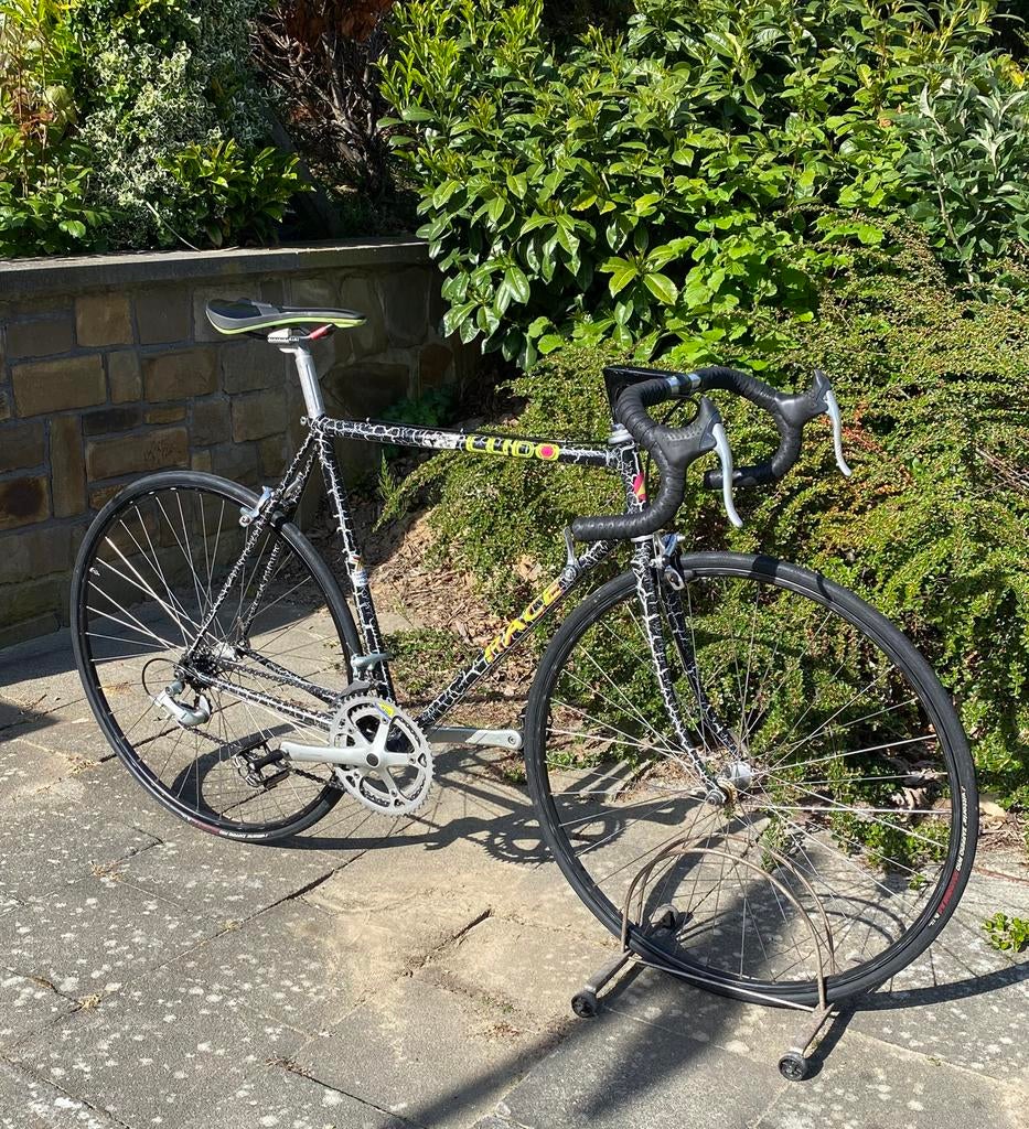 Retro koersfiets unieke lak, Fietsen en Brommers, Ophalen, Zo goed als nieuw