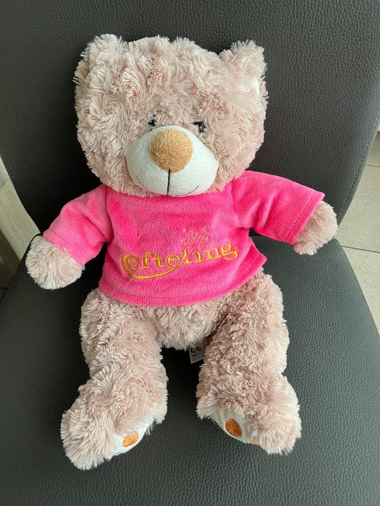 Efteling knuffel beer - roze truitje, Enlèvement ou Envoi, Efteling, Ours, Rose