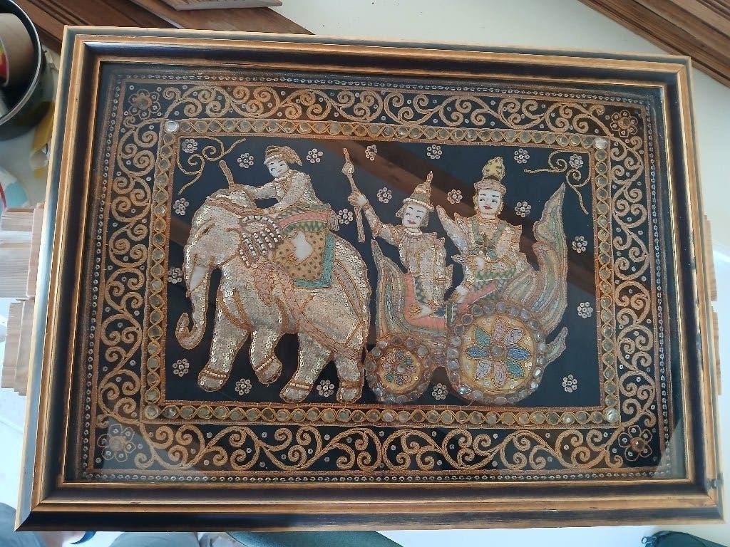 Ingelijste kalaga 48 x 66, Ophalen of Verzenden
