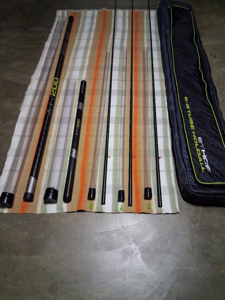 hengelsport vaste stok MATRIX XTR200 11m package, Watersport en Boten, Hengelsport | Algemeen, Zo goed als nieuw, Vaste hengel