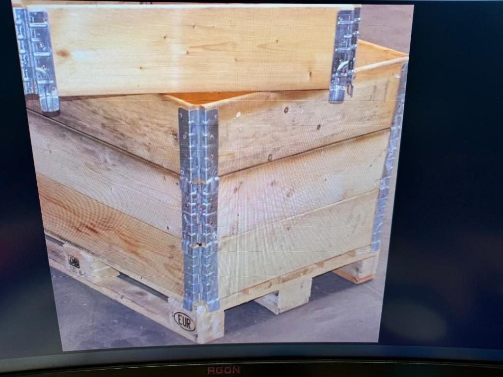 Pallet randen inklapbaar, Ophalen, Gebruikt