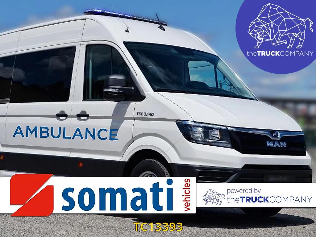 MAN TGE 3.180, Auto's, Automaat, Parkeercamera, Achterwielaandrijving, Euro 6