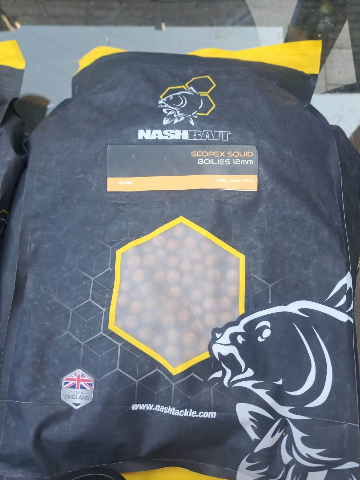 Karper aas nash boillies bait vis carp peche 10kg 15mm 12mm, Ophalen of Verzenden, Zo goed als nieuw