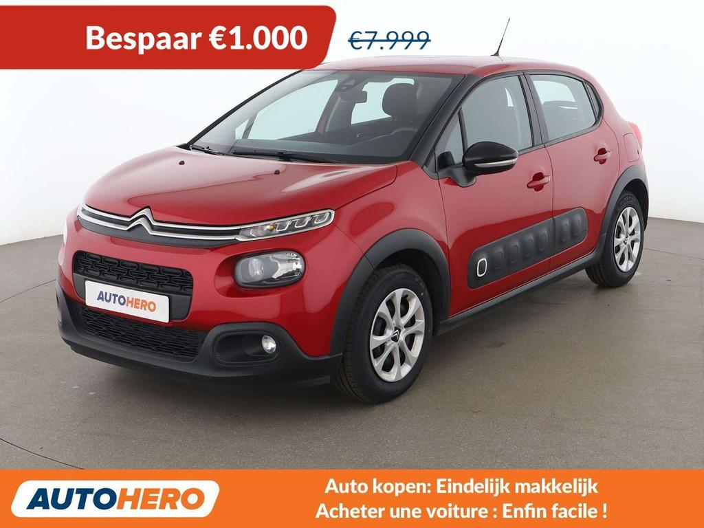 Citroën C3 1.2 PureTech Feel (année de construction 2018), Autos, Rouge, Achat, Euro 6, https://public.car-pass.be/vhr/27238dcd-3286-4c33-a414-1f13b8be525b