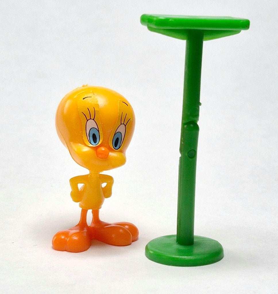 Looney Tunes Bugs Bunny 1991 Titi et perchoir vert K92 N 201, Collections, Enlèvement ou Envoi, Utilisé, Figurines