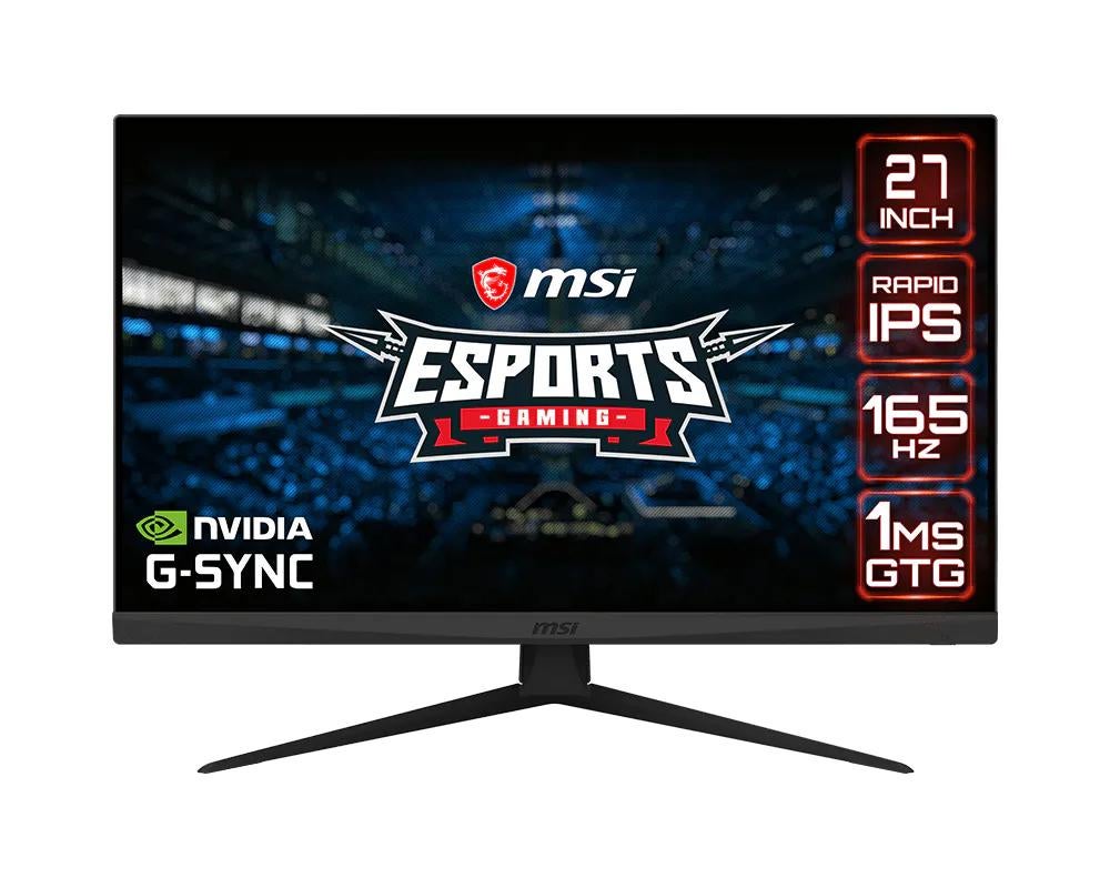 MSI Optix G273QF Gaming Monitor, Gaming, IPS, Moins de 1 ms, 151 à 200 Hz