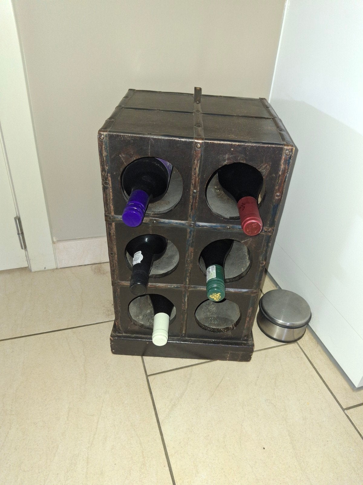 Wijnrekje, Huis en Inrichting, Woonaccessoires | Wijnrekken, Ophalen, Hout