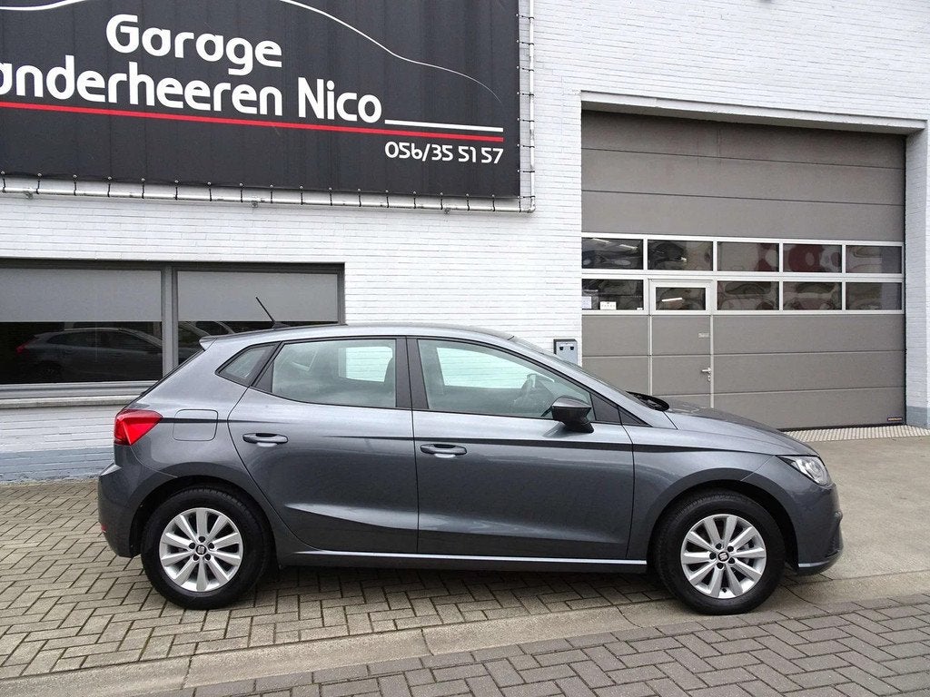 SEAT Ibiza 1.0i MPi 5d. Style NAVI,TREKHAAK,CRUISE,BLUETH,AL, Auto's, Seat, Stof, Ibiza, Bedrijf, 5 deurs
