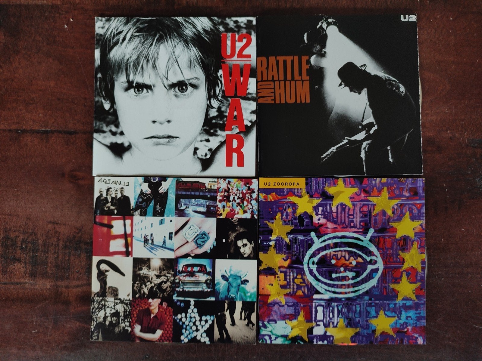 4x CD : U2  (CD + inlayboekje, geen doosje/rugzijde), Cd's en Dvd's, Ophalen of Verzenden, Zo goed als nieuw
