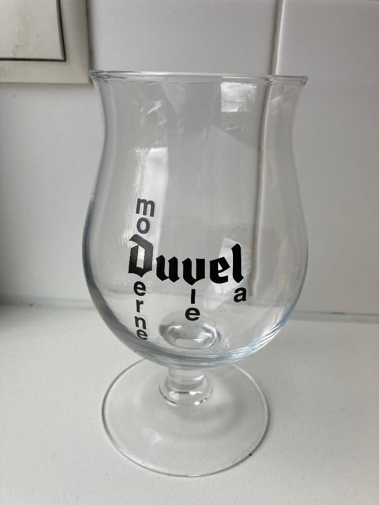 Duvel glas - La Vie Moderne, Verzamelen, Ophalen of Verzenden, Glas of Glazen, Duvel