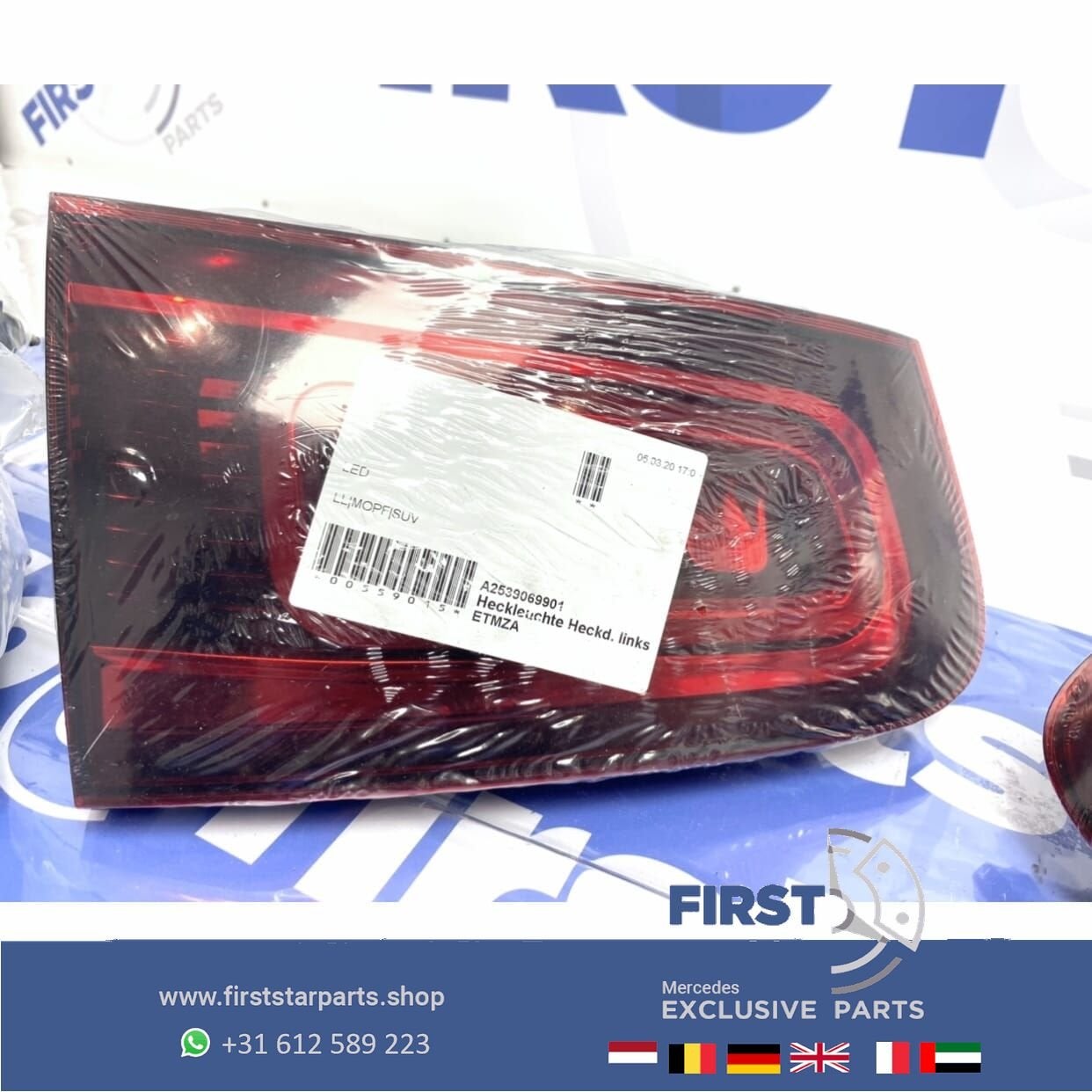 W253 FACELIFT GLC LED ACHTERLICHT SET LINKS Mercedes 2020-20, Gebruikt, -, Ophalen of Verzenden, -