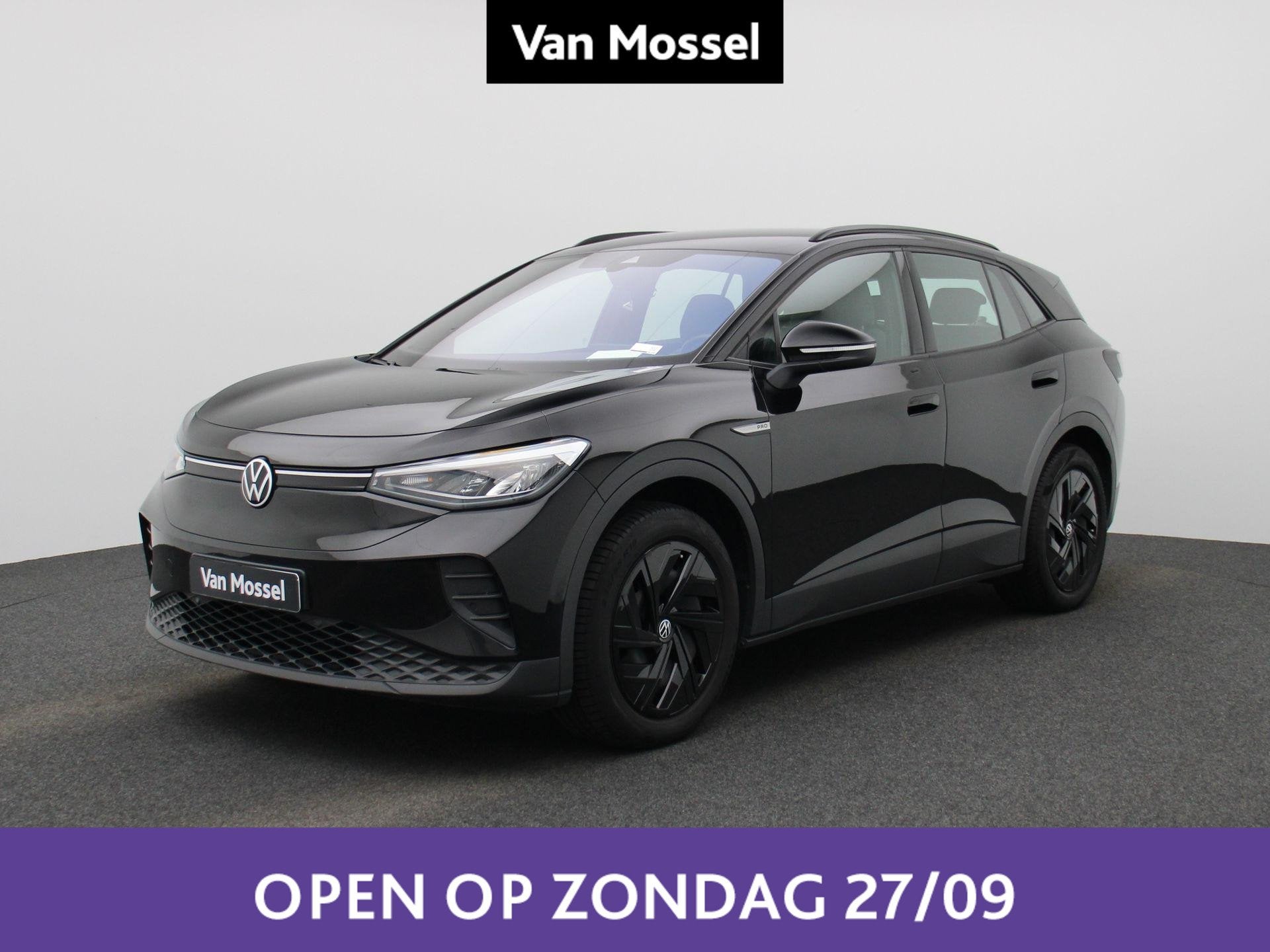 Volkswagen ID.4 Pro Performance 82 kWh Pro STUUR- EN ZETELVE, Automaat, Zwart, 82 kWh, Zwart
