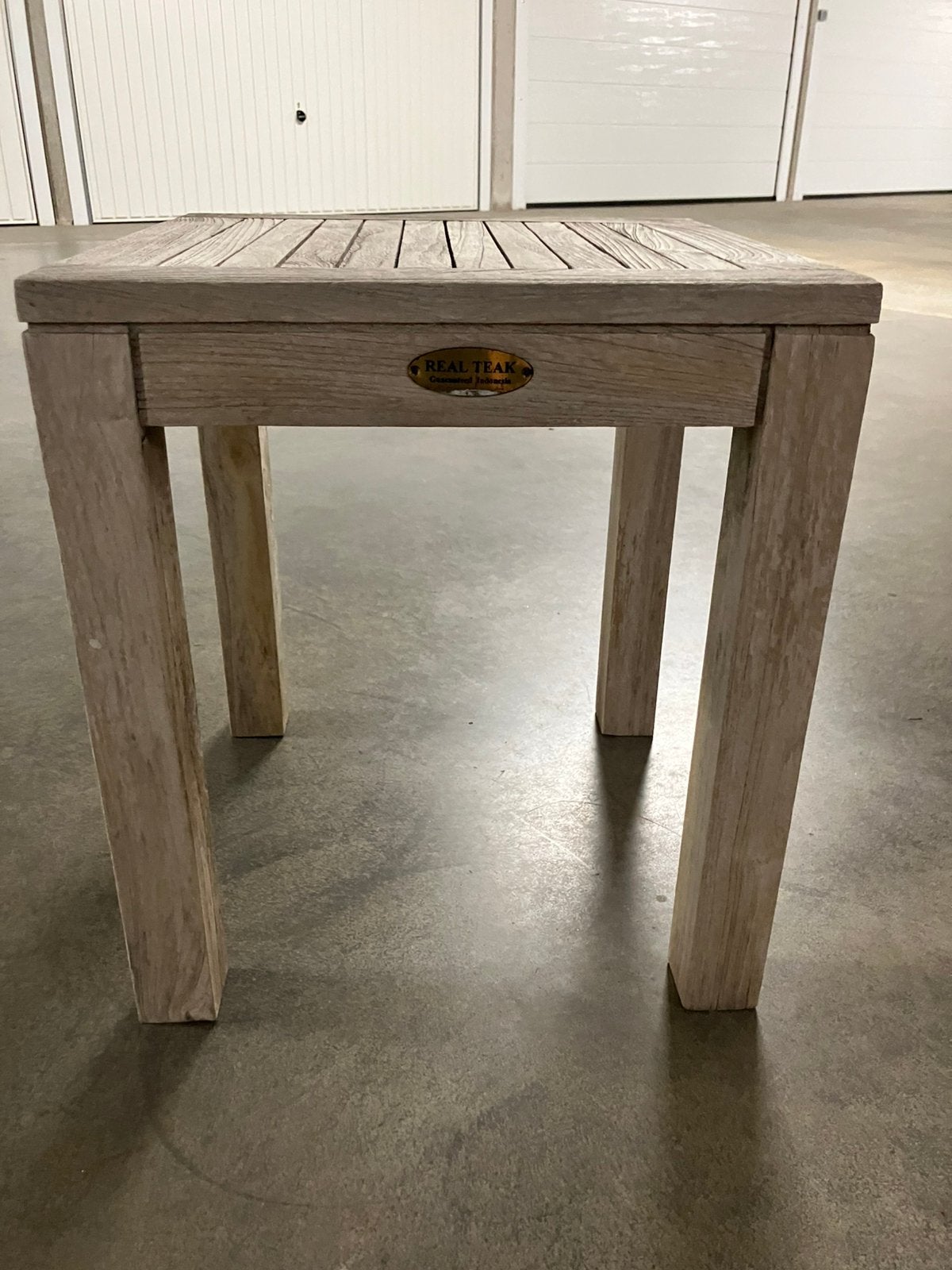 Bijzettafel tuin in teakhout topkwaliteit als NIEUW, Jardin & Terrasse, Bancs de jardin, Enlèvement, Comme neuf, Bois de teck