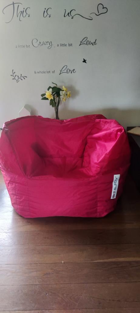 Zitzak/zetel SIT & JOY, Ophalen, Gebruikt, Rood, Zitzak