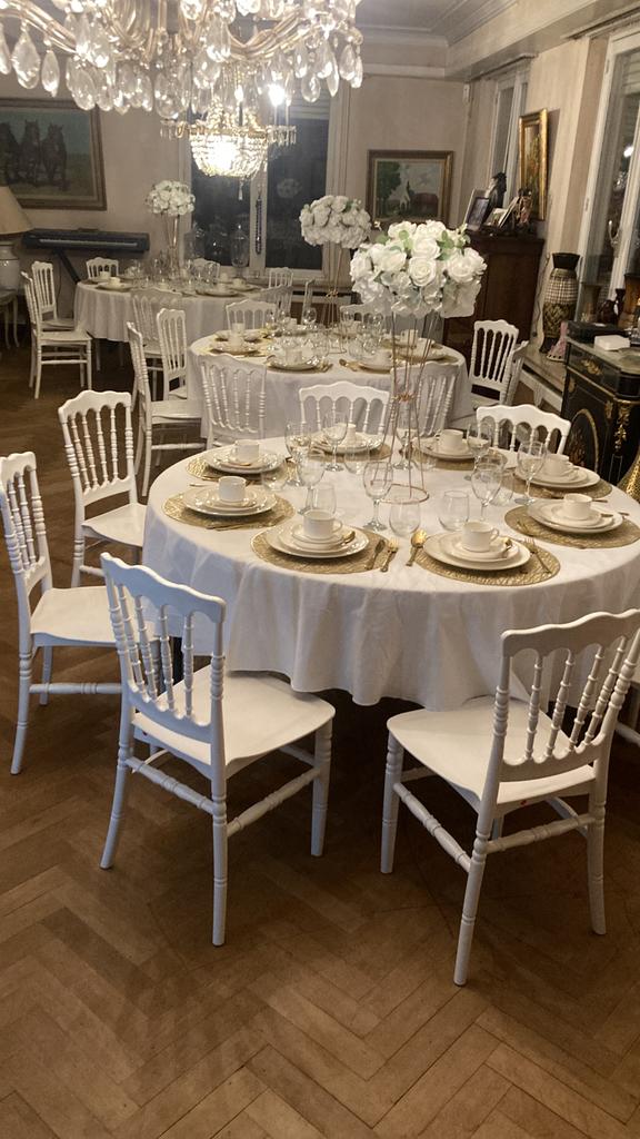 Tafel, stoel, full-service verhuur, Ophalen of Verzenden