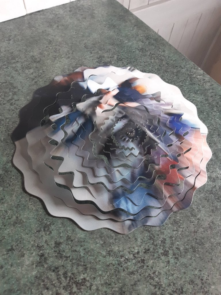 Metalen kunstwerk wanddecoratie, Maison & Meubles, Accessoires pour la Maison | Décorations murale, Neuf, Métal, Sculpture murale