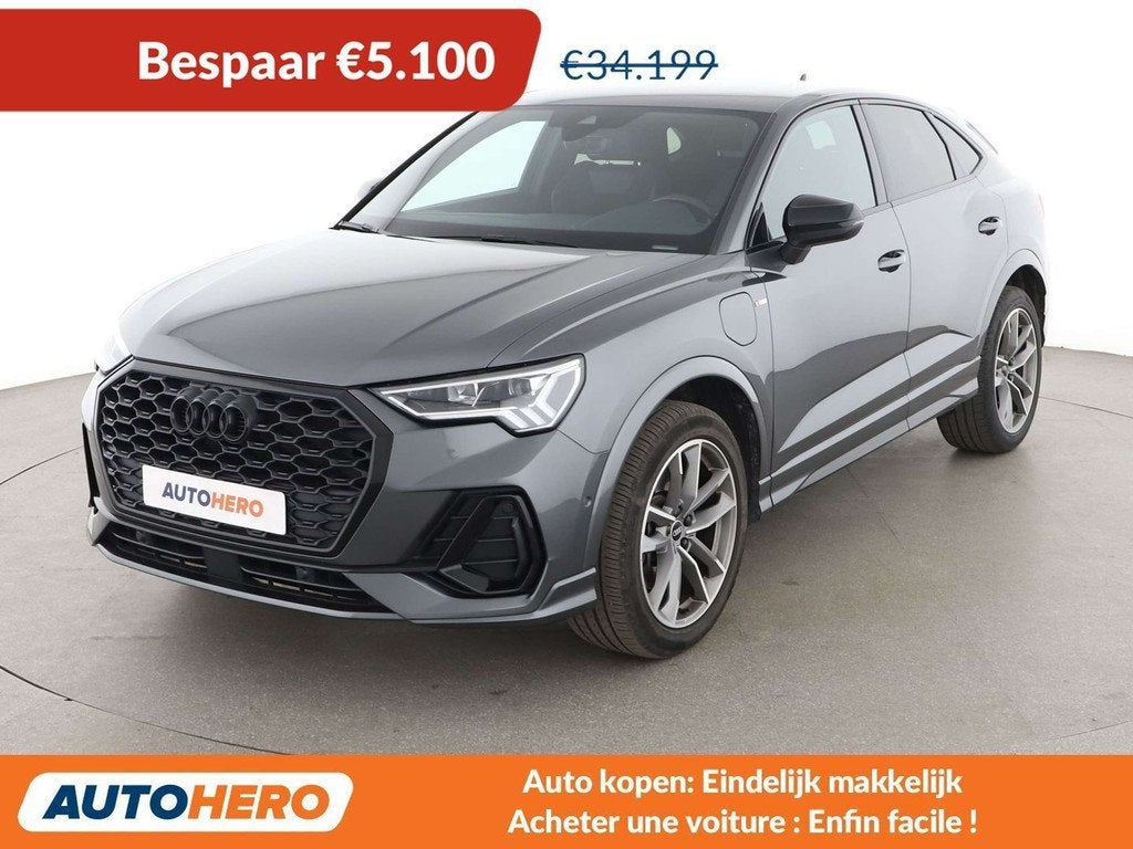 Audi Q3 45 TFSIe S line (bj 2021, automaat), Auto's, 245 pk, Gebruikt, Alcantara, 1395 cc