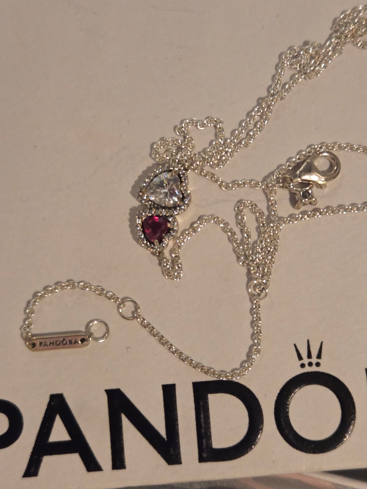 Pandora set hartjes. Nieuwstaat., Ophalen of Verzenden, Nieuw, Zilver, Pandora