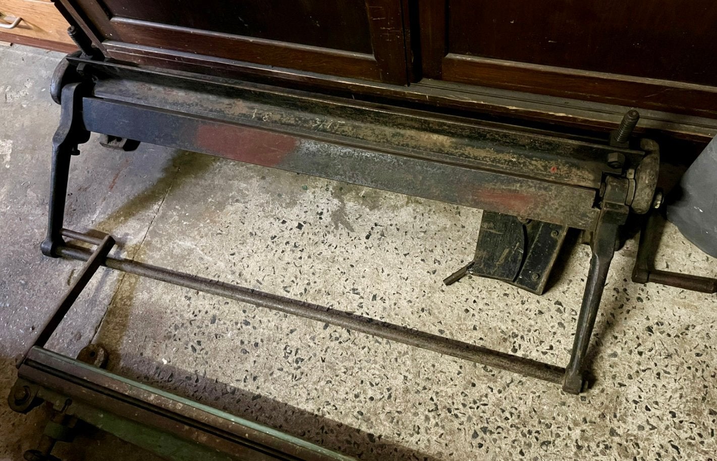 Plooibank voor zinkplaten, Doe-het-zelf en Bouw, Ophalen, Gebruikt