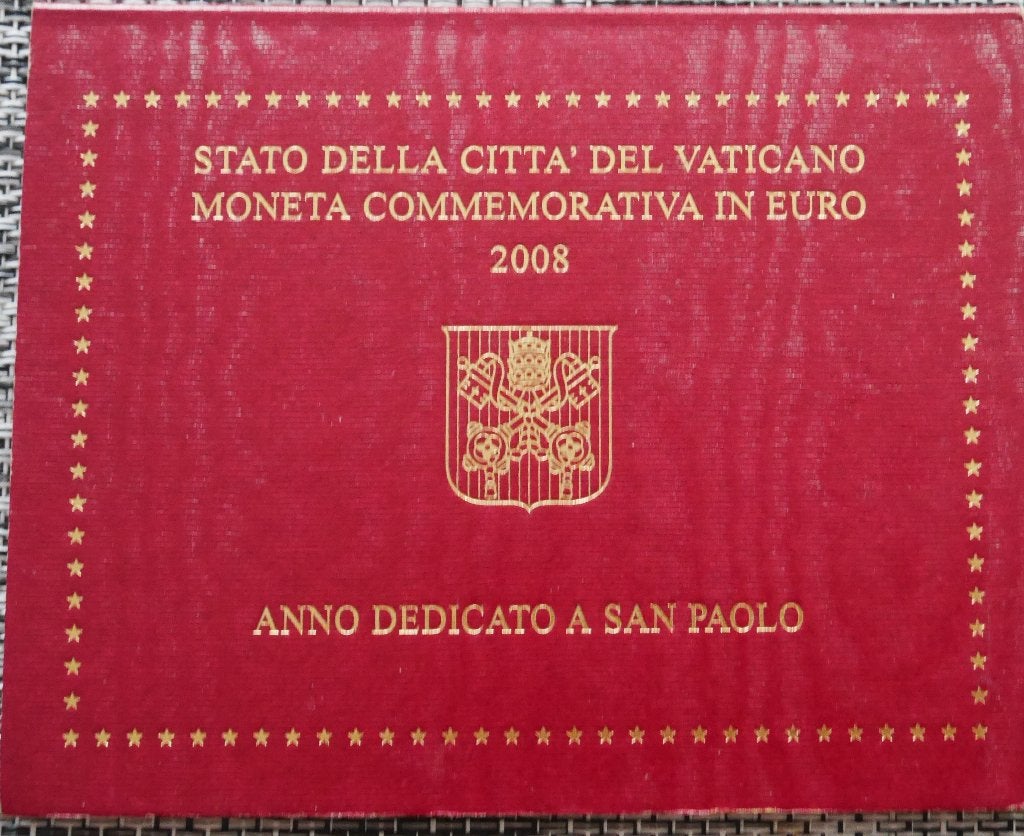 Vaticaan 2 euro 2008 Sint-Paulusherdenking, Postzegels en Munten, Ophalen of Verzenden, Vaticaanstad, 2 euro