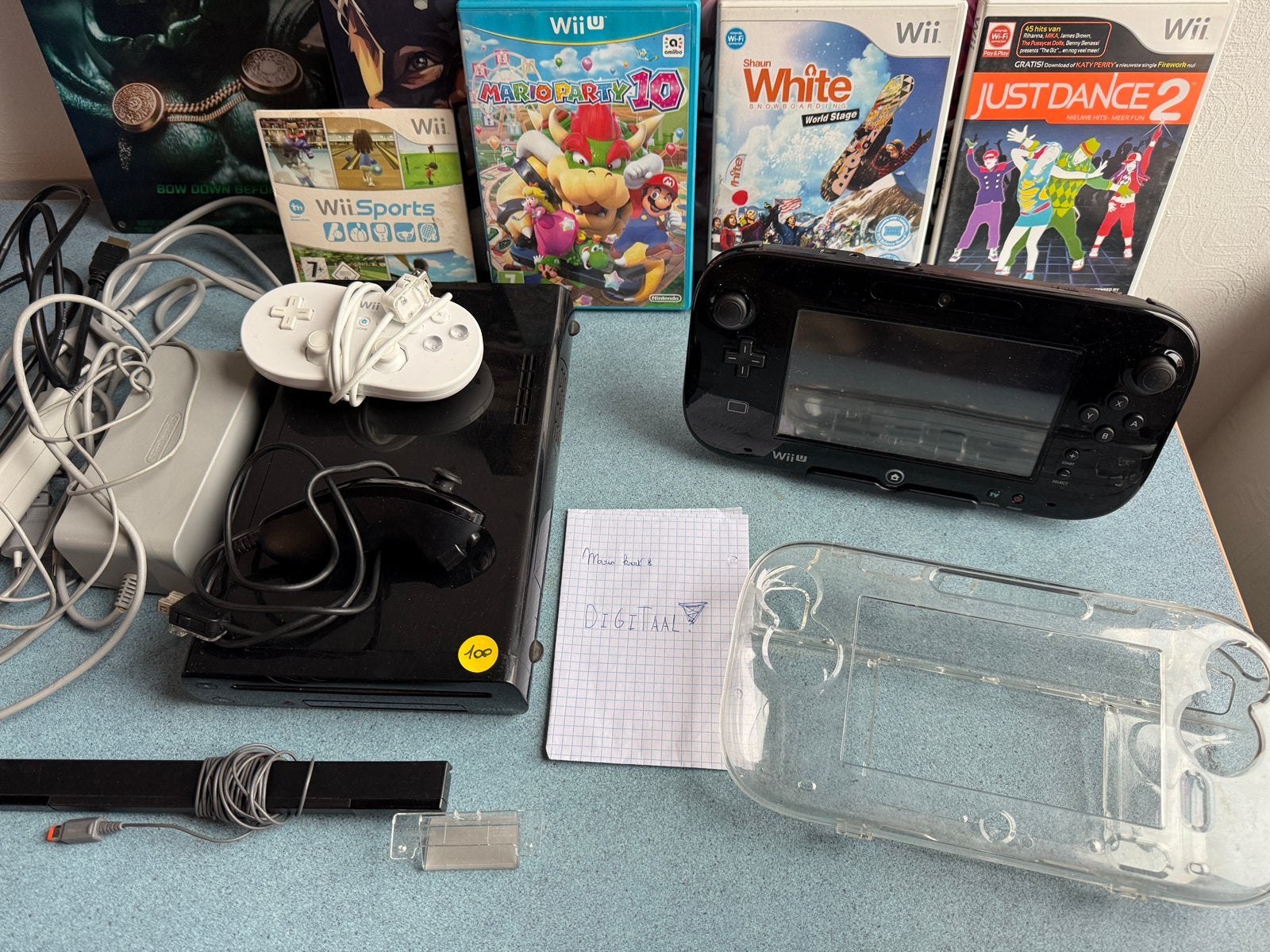 Nintendo Wii U Set met Games & Accessoires (Vaste Prijs), Enlèvement, Comme neuf