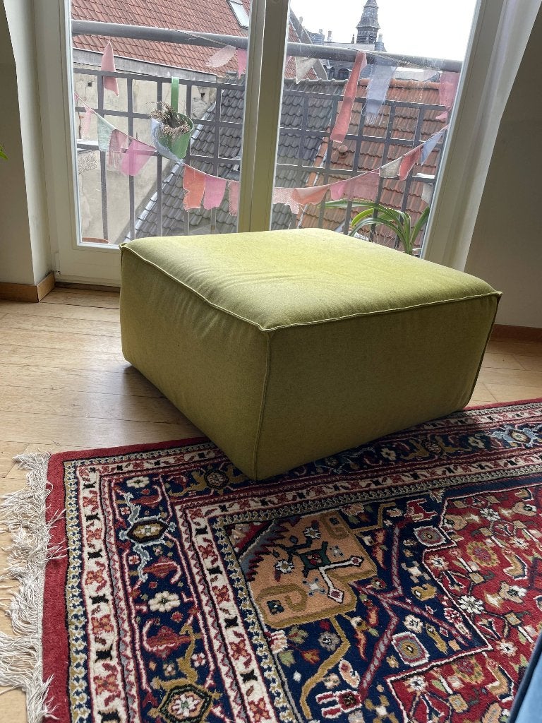 pouf carré, Bois, Enlèvement, La redoute, 75 à 100 cm