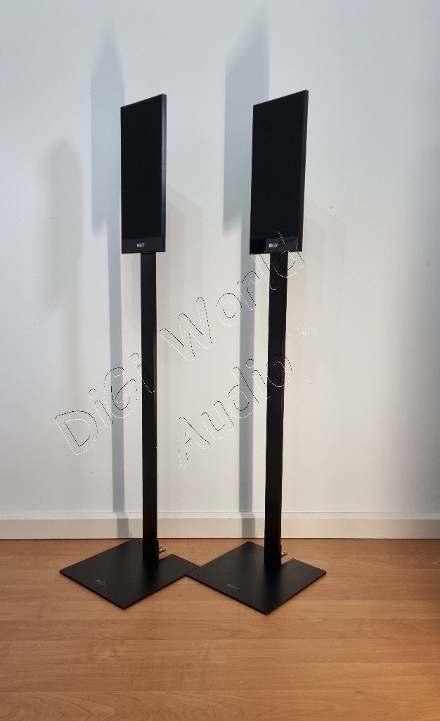 KEF T101 ultra mince avec supports originaux, TV, Hi-fi & Vidéo, Autres marques, Enlèvement ou Envoi, 60 à 120 watts, Comme neuf
