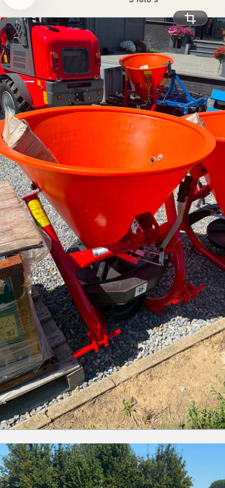 Vetstrooier nieuwe voor minitractor, Enlèvement, Semer, Planter ou Lever