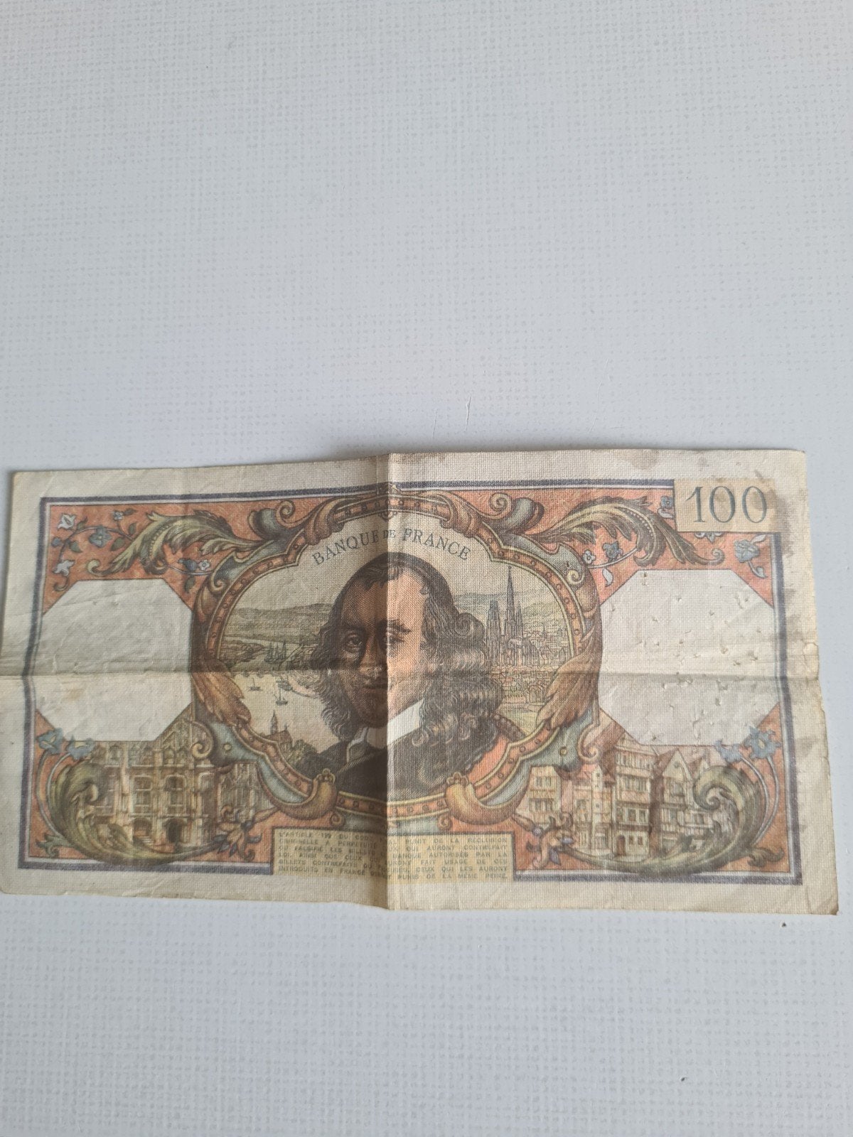 Ancien billet français, Enlèvement