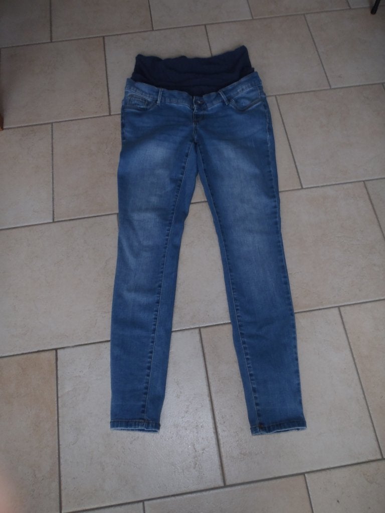 Veromoda zwangerschapsjeans maat L, Kleding | Dames, Blauw, Maat 42/44 (L), Ophalen of Verzenden, Zo goed als nieuw