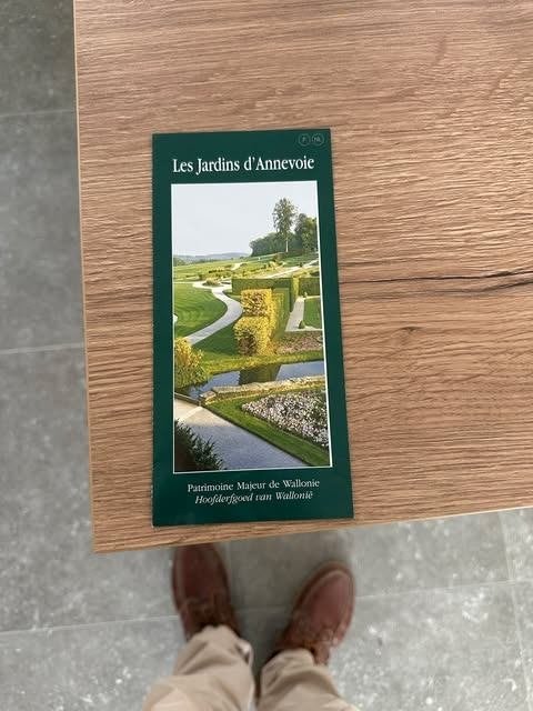 Brochure les jardins d'Annevoie, Collections, Rétro, Enlèvement ou Envoi, Autres types