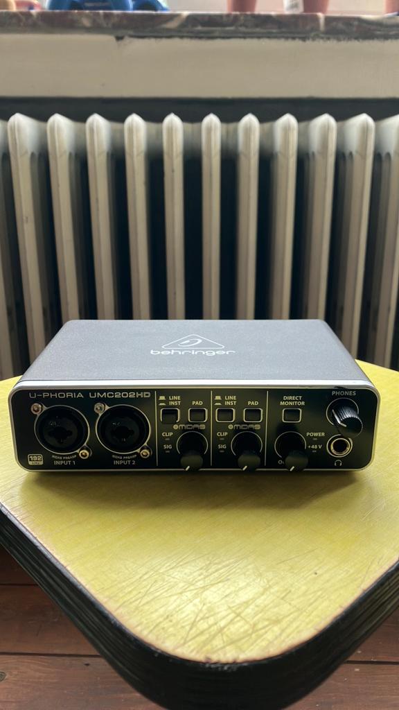 Behringer U-Phoria UMC202 HD, Muziek en Instrumenten, Ophalen, Gebruikt