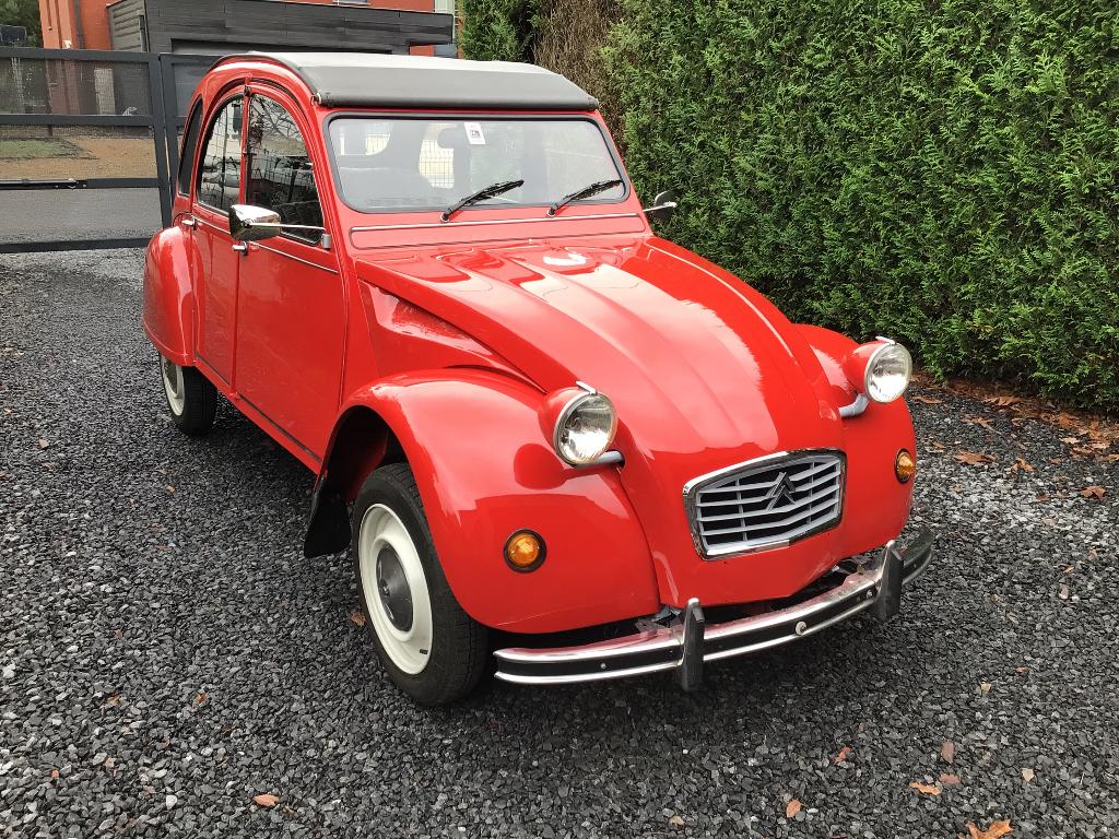 Citroën 2cv6 special, Rouge, Achat, 602 cm³, Boîte manuelle