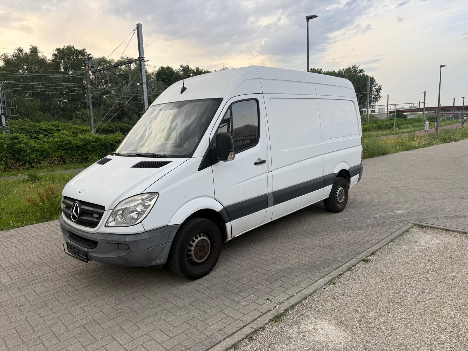 MERCEDES SPRINTER 313CDI L2H3 2012 186000KM AIRCO KEURING, Autos, Camionnettes & Utilitaires, Euro 5, Achat, 3 places, Boîte manuelle