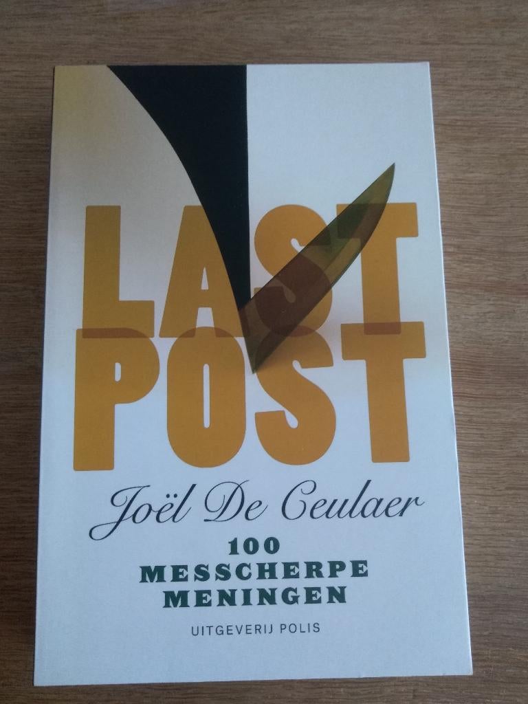 JOEL  DE  CEULAER  /  LAST POST, Boeken, Ophalen, Nieuw