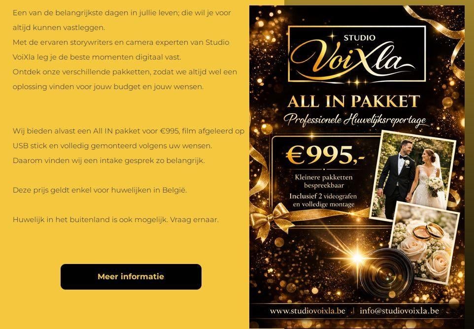 videograaf voor jullie belangrijkste dag, Vêtements | Femmes, Vêtements de mariage & Accessoires de mariage, Enlèvement, Neuf