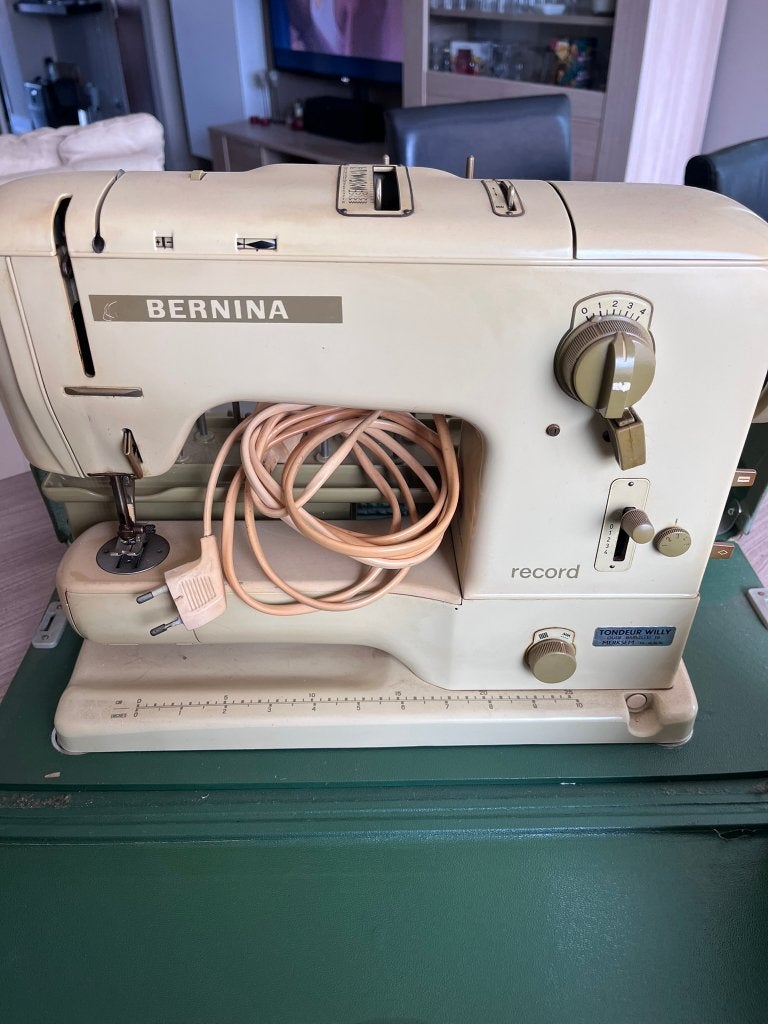 Vintage Bernina Record 730, Hobby en Vrije tijd, Naaimachines en Toebehoren, Ophalen, Gebruikt, Naaimachine, Bernina