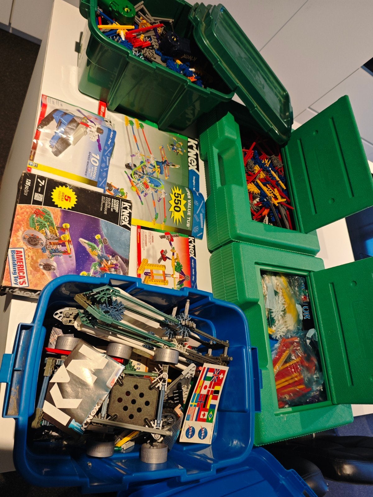 knex 4 volle kisten, Ophalen of Verzenden