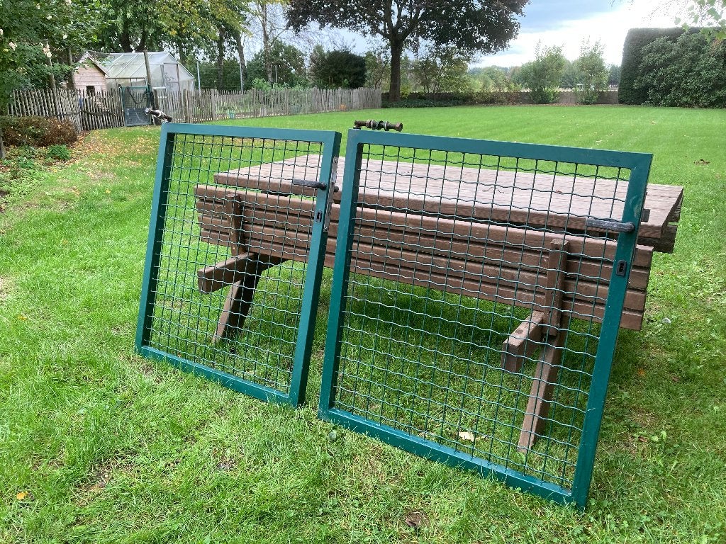 2 Bekaert tuinpoorten, Enlèvement, Moins de 100 cm, Moins de 100 cm, Portail battant