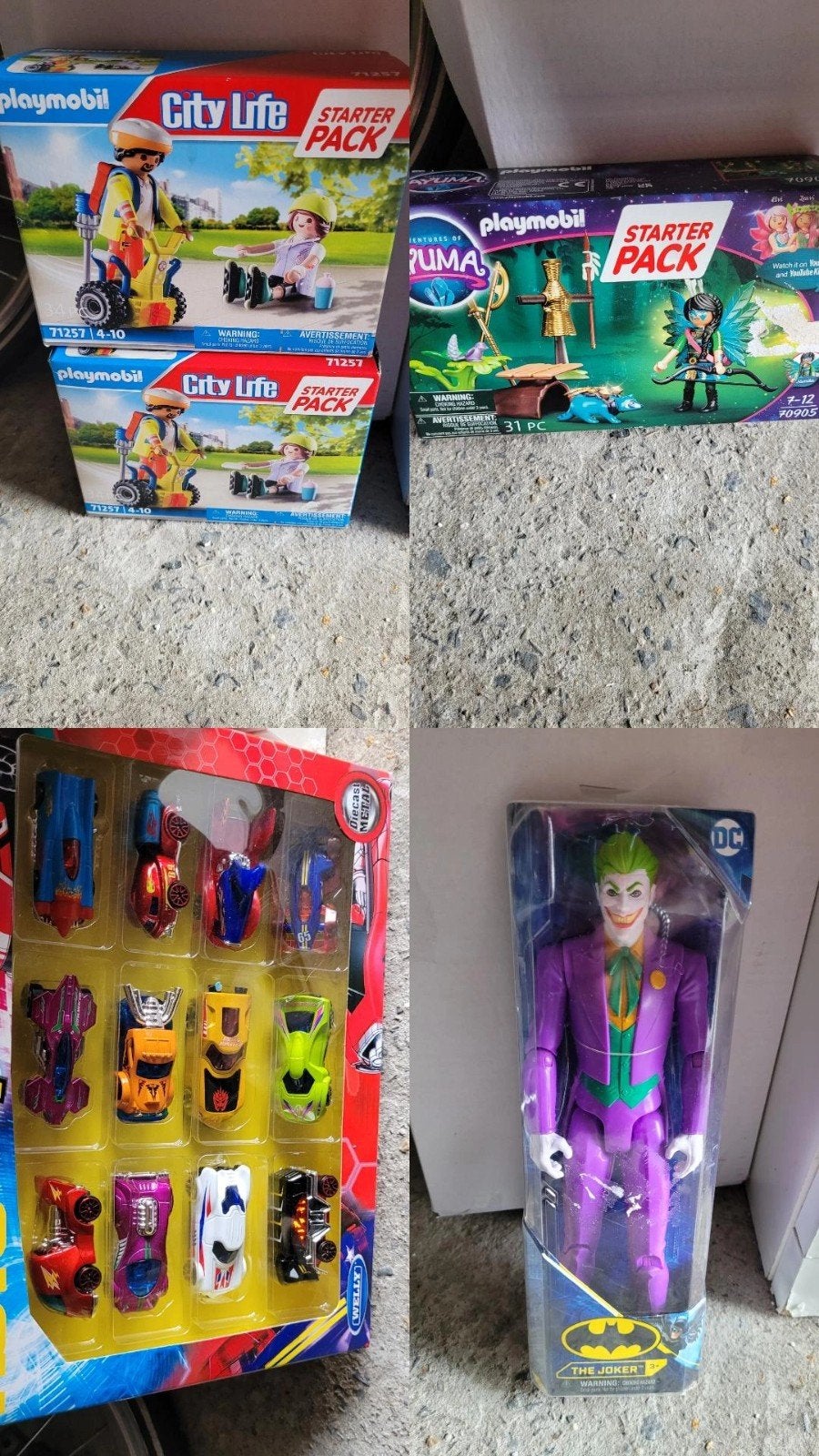 lot jouet, Enlèvement