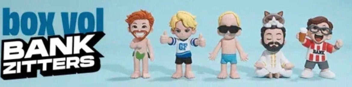 Gezocht bankzitters mini figuren, Kinderen en Baby's, Speelgoed | Actiefiguren, Ophalen, Gebruikt