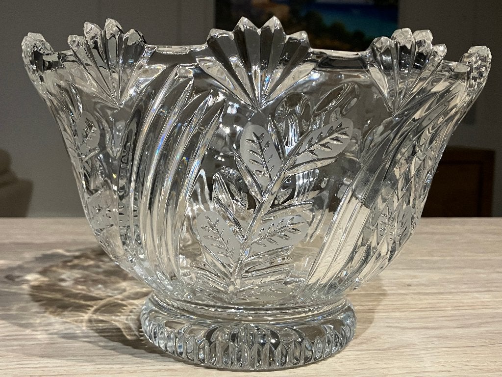 Corbeille à fruits extra large en cristal de haute qualité, Enlèvement ou Envoi