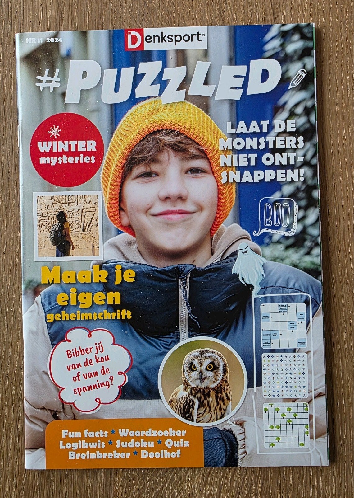 NIEUW boekje Denksport #puzzles voor kinderen, Ophalen of Verzenden, Nieuw, Puzzelboek