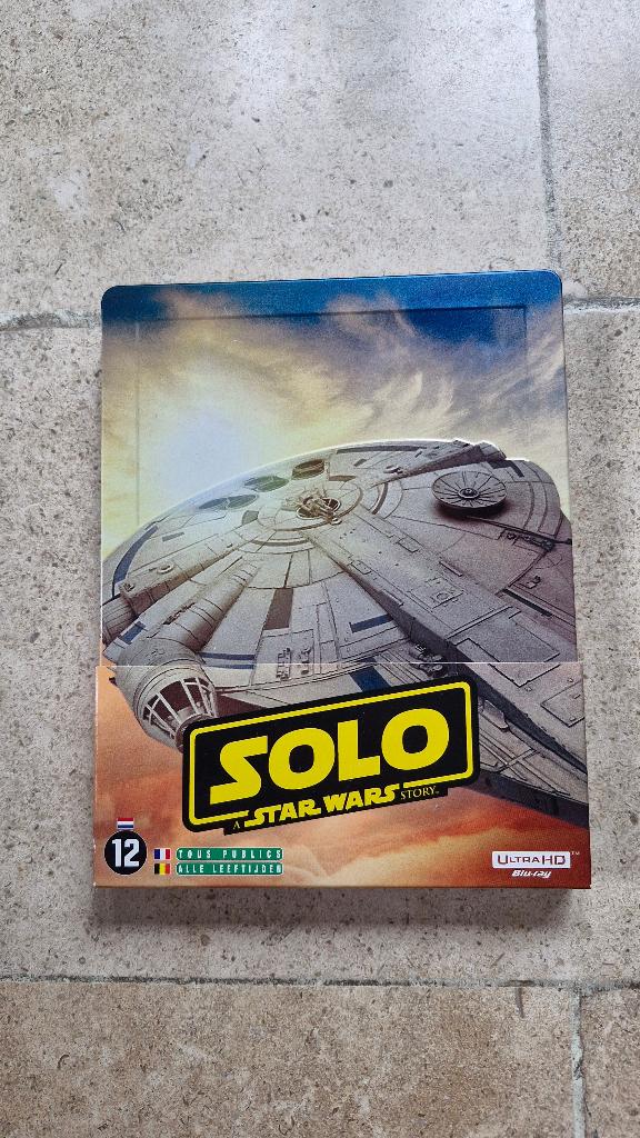 BluRay Steelbook 4K „Solo”, Ophalen of Verzenden, Zo goed als nieuw