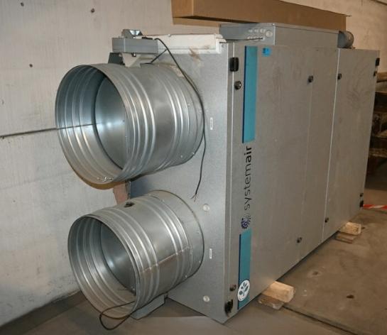Systemair professionele ventilatie-unit WTW systeem, Doe-het-zelf en Bouw, Ventilatie en Afzuiging, Gebruikt, Ventilator, Ophalen